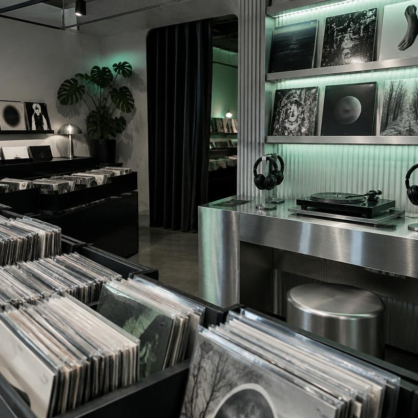 Record store interior preview